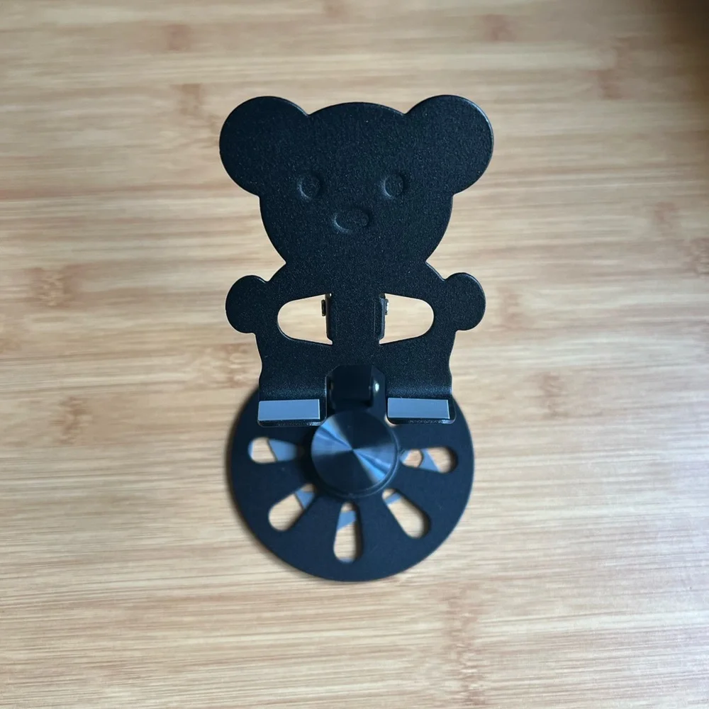Black Bear Phone Stand multifunctional desktop metal bracket - adjustable